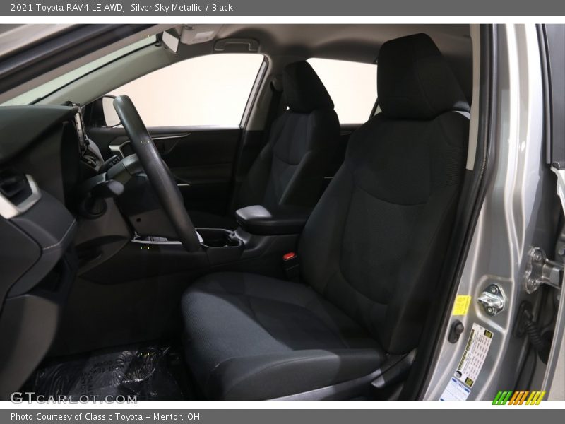Silver Sky Metallic / Black 2021 Toyota RAV4 LE AWD