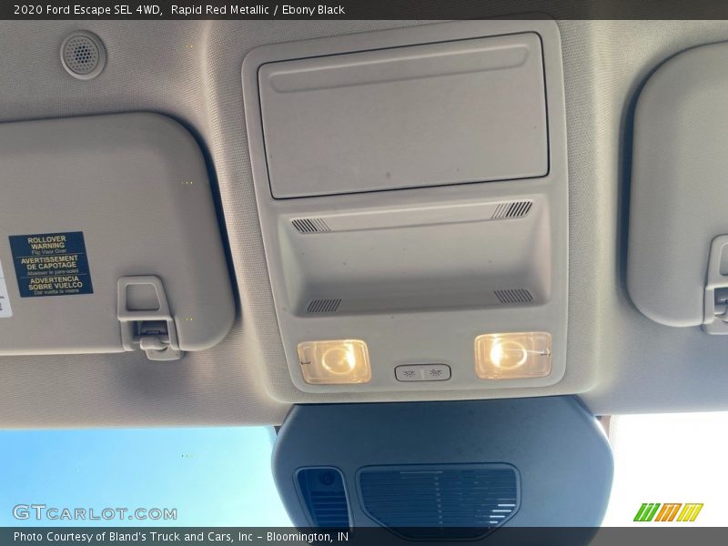 Rapid Red Metallic / Ebony Black 2020 Ford Escape SEL 4WD