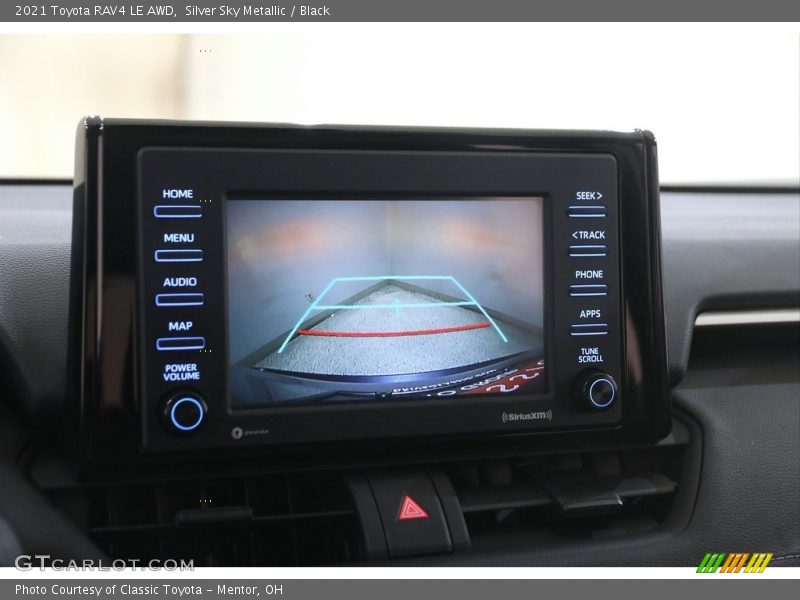 Silver Sky Metallic / Black 2021 Toyota RAV4 LE AWD