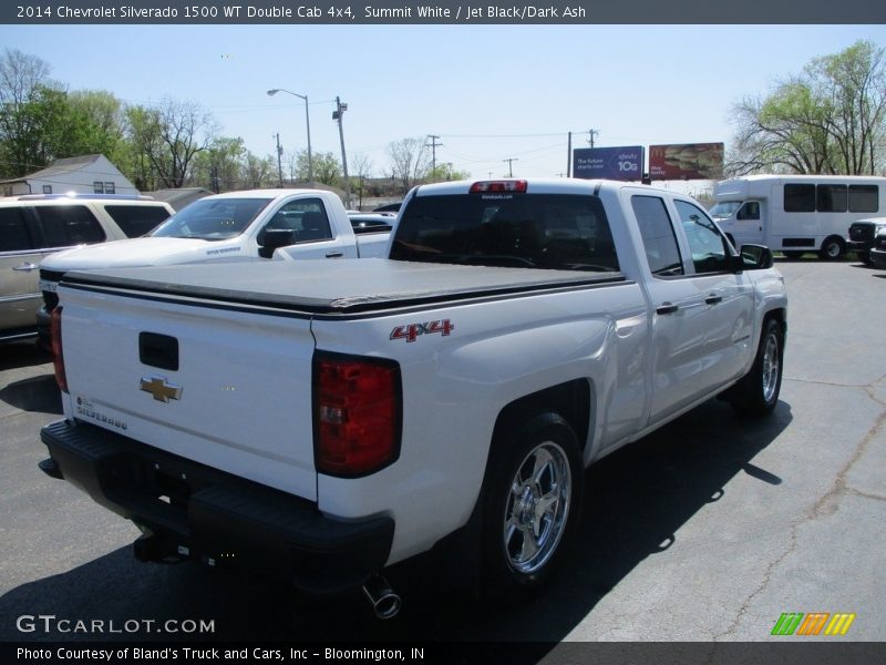 Summit White / Jet Black/Dark Ash 2014 Chevrolet Silverado 1500 WT Double Cab 4x4