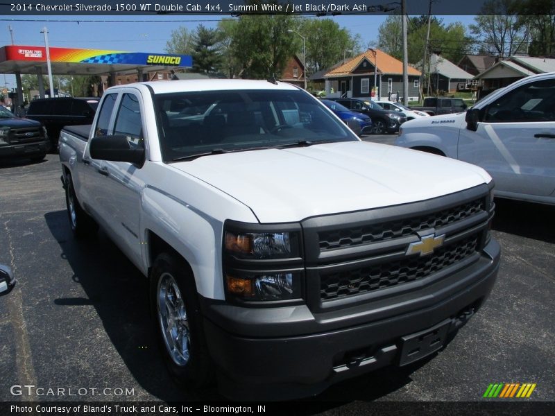 Summit White / Jet Black/Dark Ash 2014 Chevrolet Silverado 1500 WT Double Cab 4x4