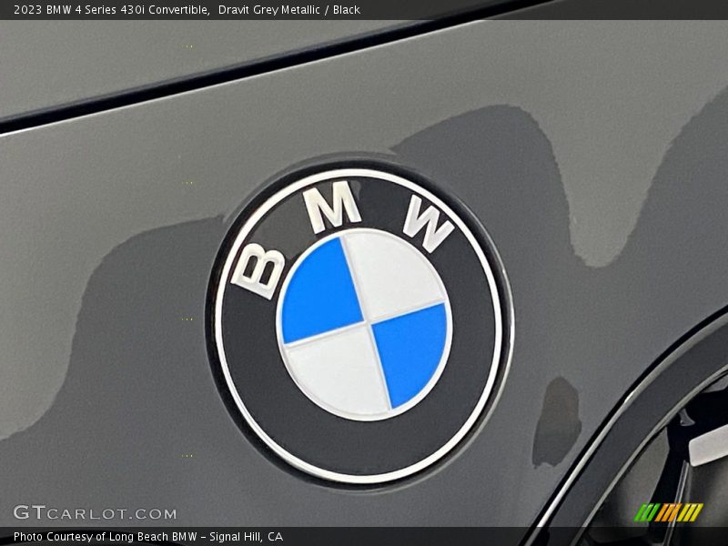 Dravit Grey Metallic / Black 2023 BMW 4 Series 430i Convertible