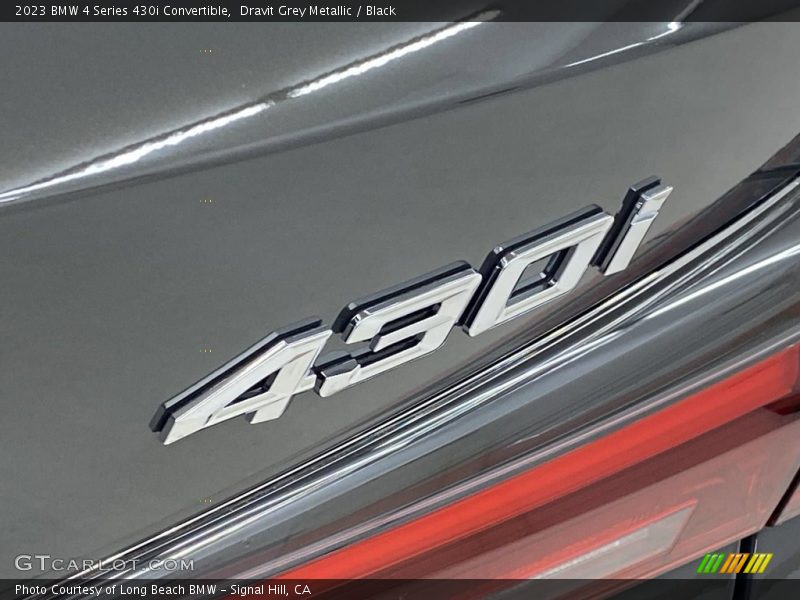 Dravit Grey Metallic / Black 2023 BMW 4 Series 430i Convertible