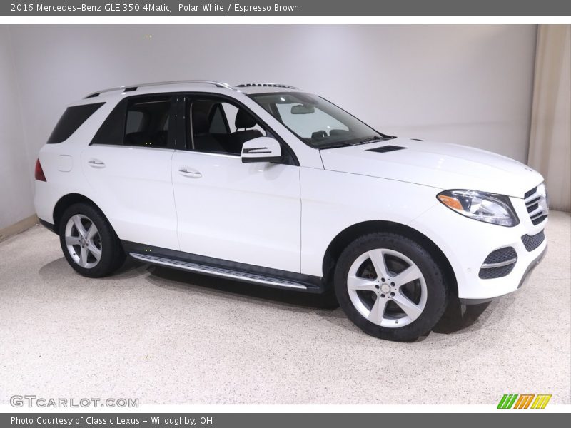 Polar White / Espresso Brown 2016 Mercedes-Benz GLE 350 4Matic