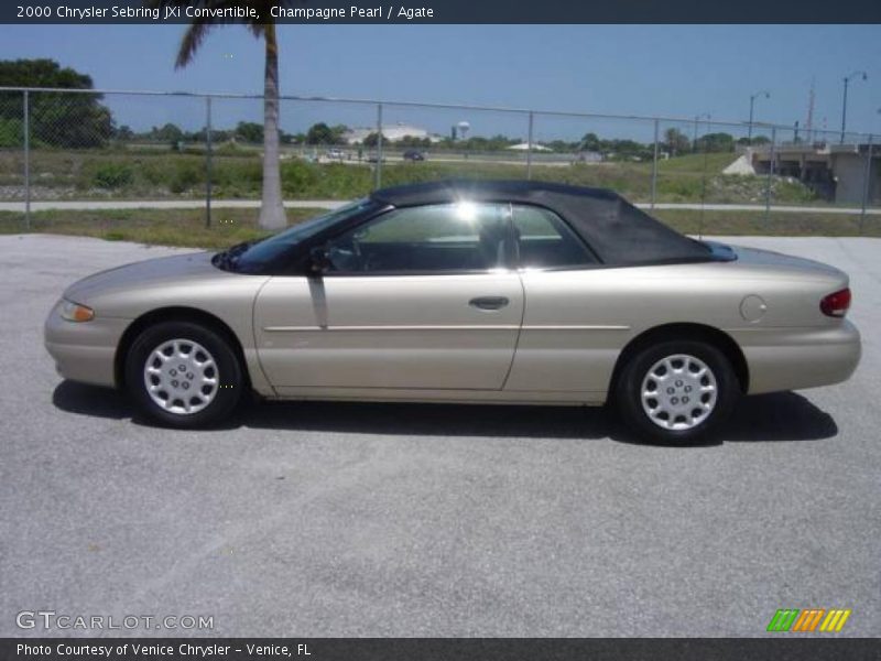 Champagne Pearl / Agate 2000 Chrysler Sebring JXi Convertible