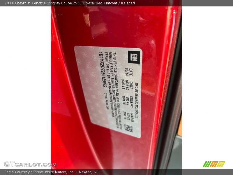 Crystal Red Tintcoat / Kalahari 2014 Chevrolet Corvette Stingray Coupe Z51