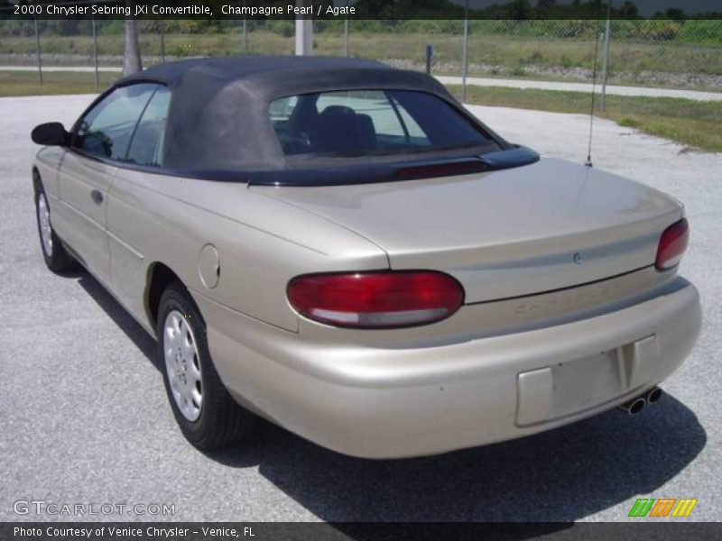 Champagne Pearl / Agate 2000 Chrysler Sebring JXi Convertible
