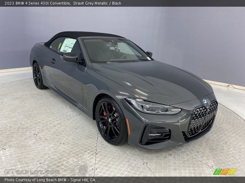 Dravit Grey Metallic / Black 2023 BMW 4 Series 430i Convertible