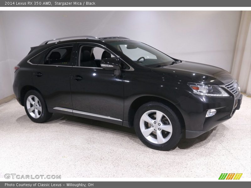 Stargazer Mica / Black 2014 Lexus RX 350 AWD