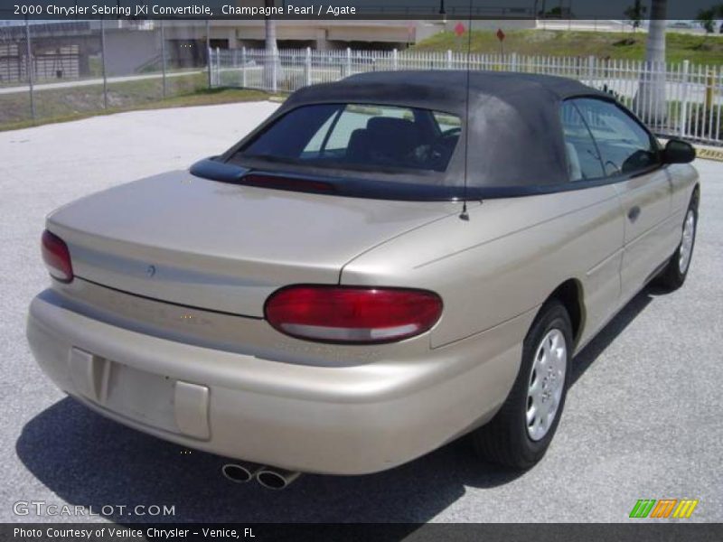 Champagne Pearl / Agate 2000 Chrysler Sebring JXi Convertible