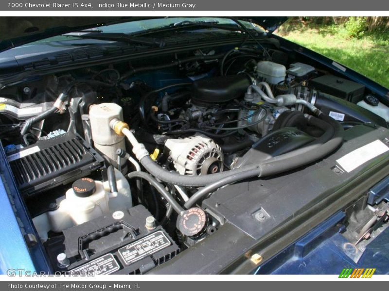 Indigo Blue Metallic / Medium Gray 2000 Chevrolet Blazer LS 4x4