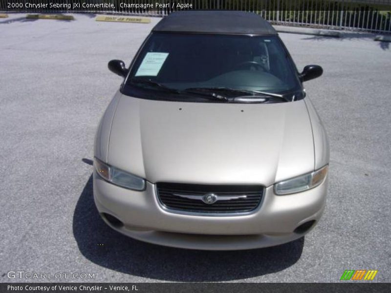 Champagne Pearl / Agate 2000 Chrysler Sebring JXi Convertible