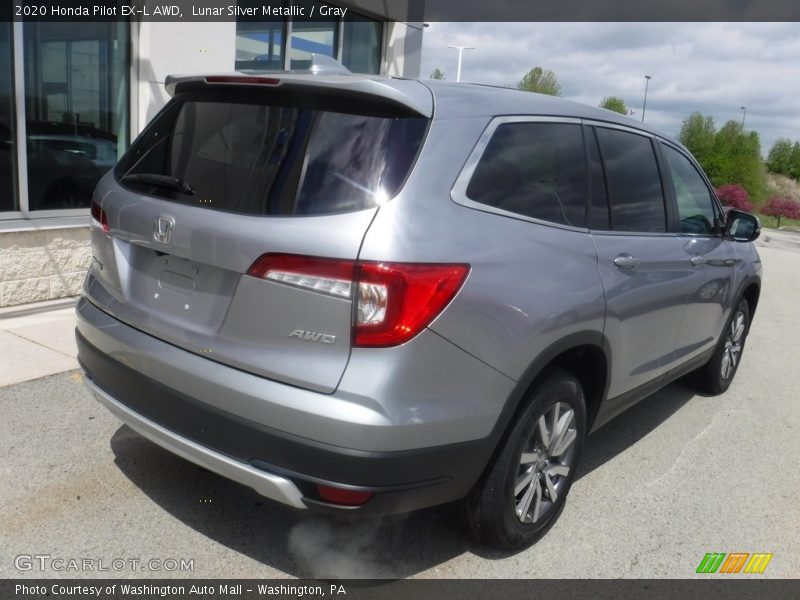 Lunar Silver Metallic / Gray 2020 Honda Pilot EX-L AWD