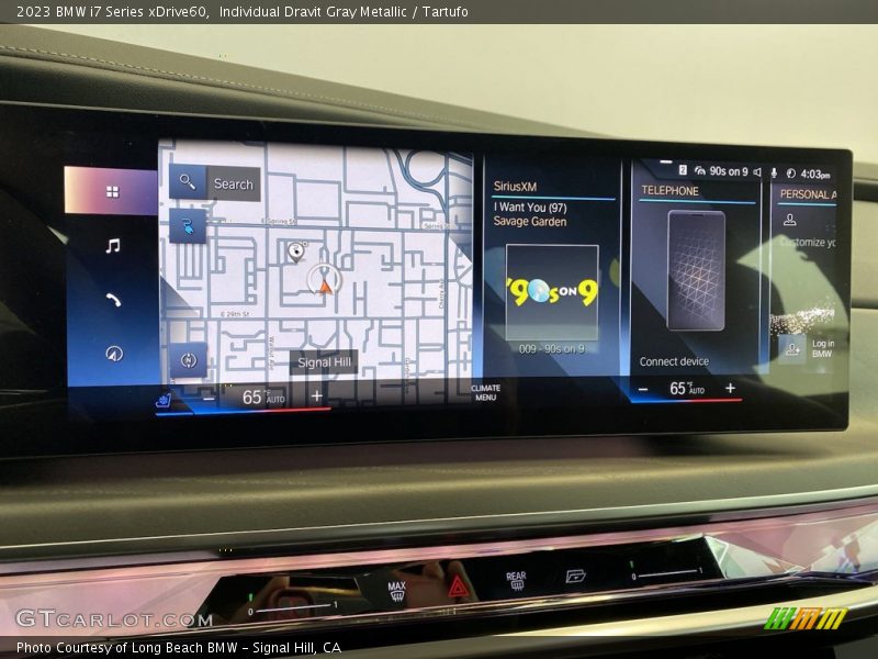 Controls of 2023 i7 Series xDrive60