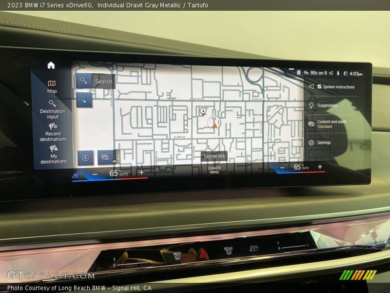 Navigation of 2023 i7 Series xDrive60