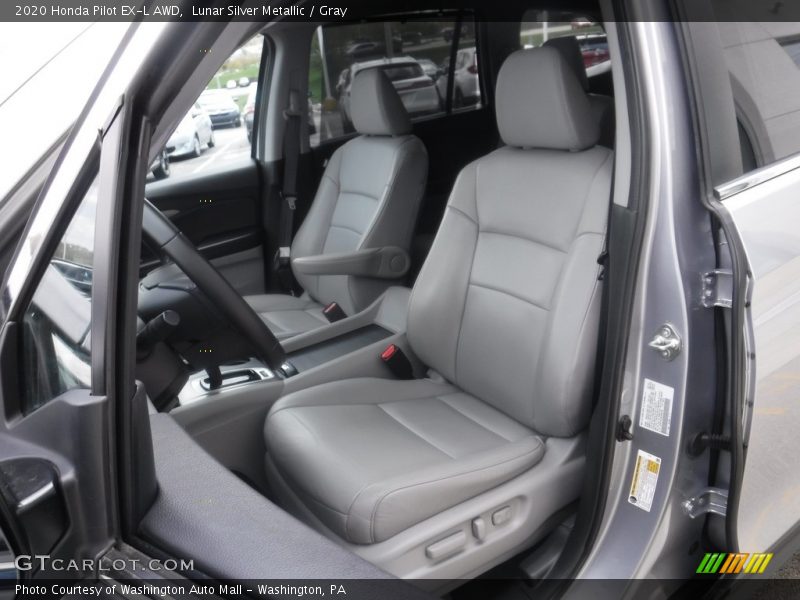 Lunar Silver Metallic / Gray 2020 Honda Pilot EX-L AWD