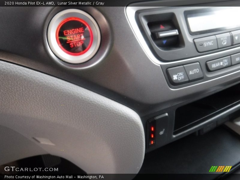 Lunar Silver Metallic / Gray 2020 Honda Pilot EX-L AWD