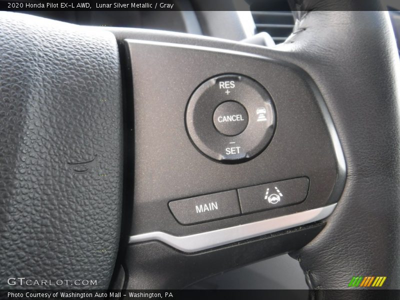 Lunar Silver Metallic / Gray 2020 Honda Pilot EX-L AWD