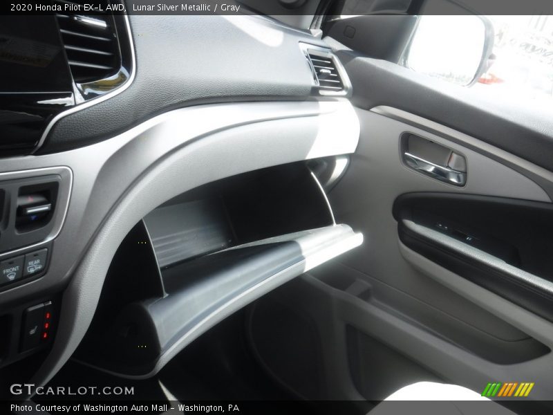 Lunar Silver Metallic / Gray 2020 Honda Pilot EX-L AWD