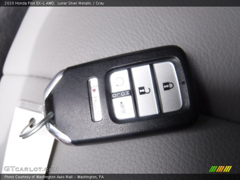 Lunar Silver Metallic / Gray 2020 Honda Pilot EX-L AWD