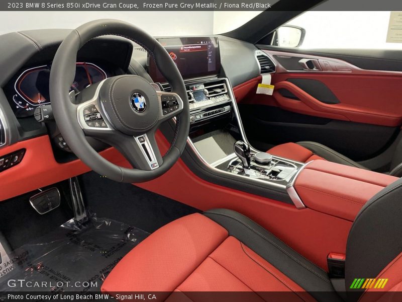 2023 8 Series 850i xDrive Gran Coupe Fiona Red/Black Interior