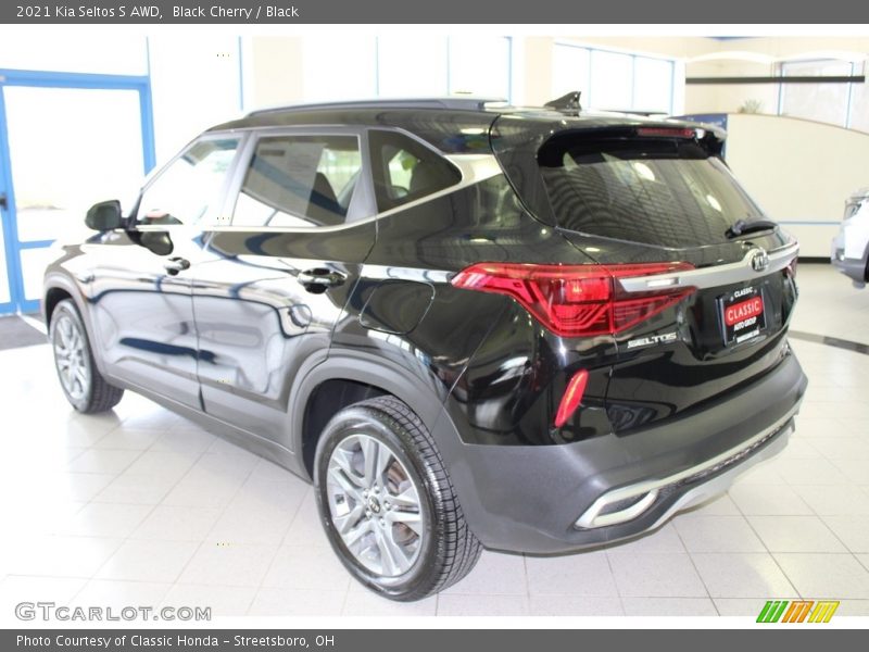 Black Cherry / Black 2021 Kia Seltos S AWD