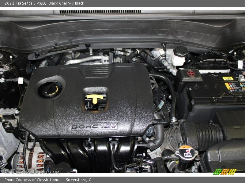 Black Cherry / Black 2021 Kia Seltos S AWD