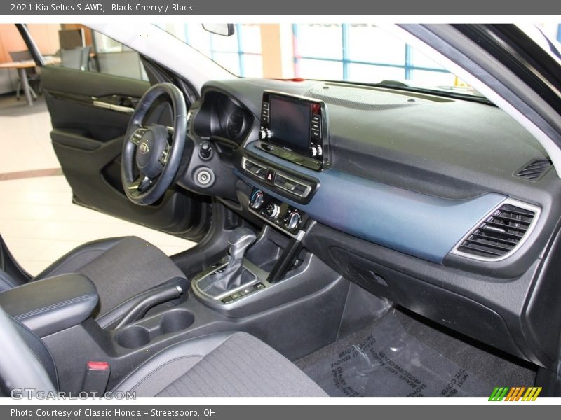 Black Cherry / Black 2021 Kia Seltos S AWD