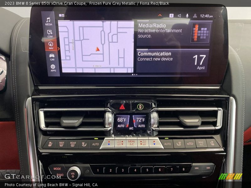 Controls of 2023 8 Series 850i xDrive Gran Coupe