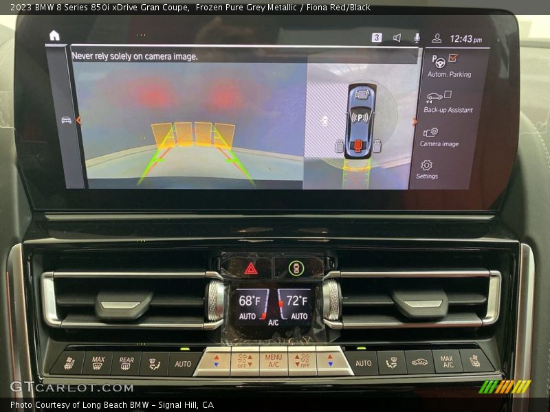 Controls of 2023 8 Series 850i xDrive Gran Coupe