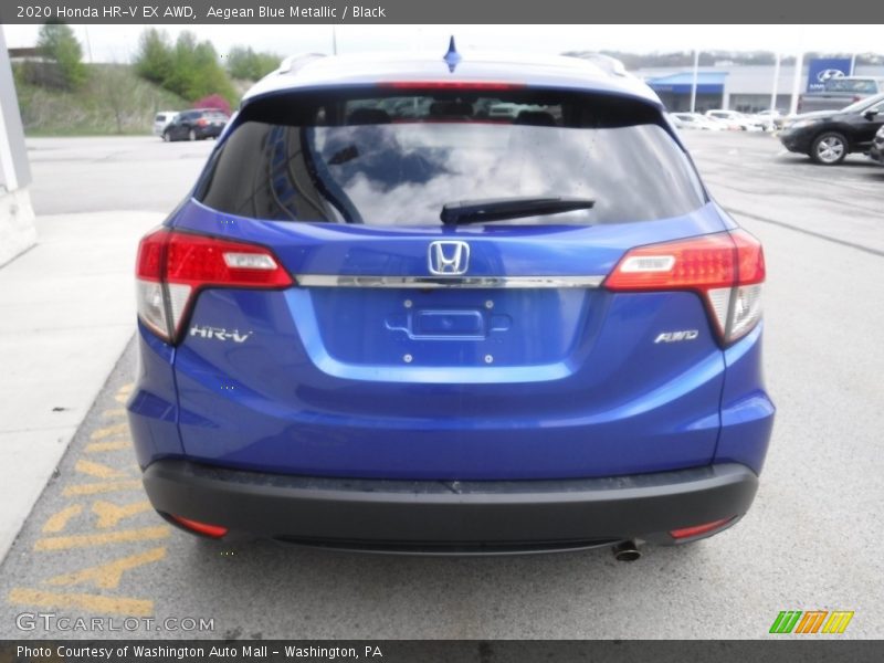 Aegean Blue Metallic / Black 2020 Honda HR-V EX AWD