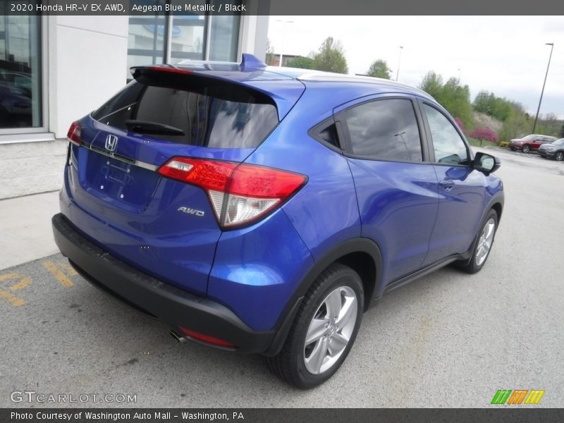 Aegean Blue Metallic / Black 2020 Honda HR-V EX AWD