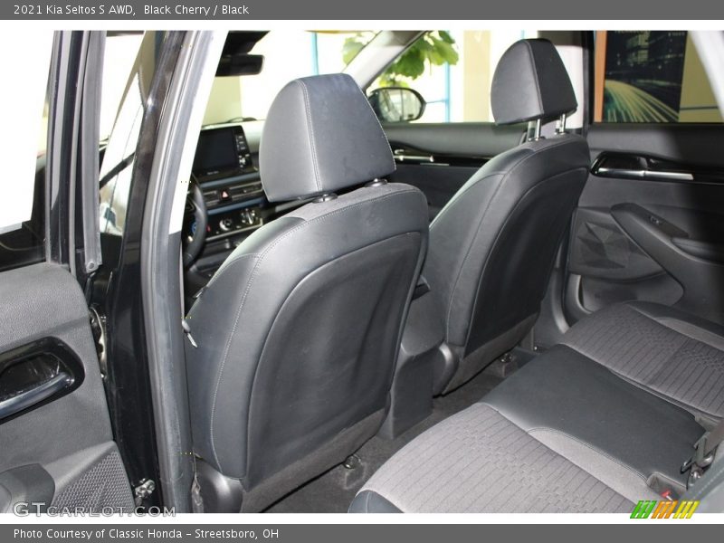 Black Cherry / Black 2021 Kia Seltos S AWD