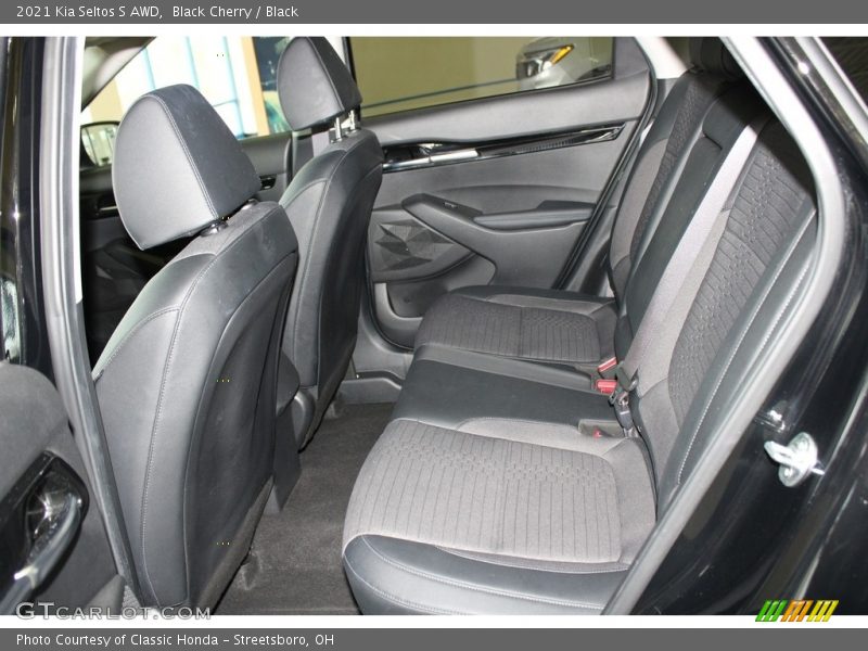 Black Cherry / Black 2021 Kia Seltos S AWD