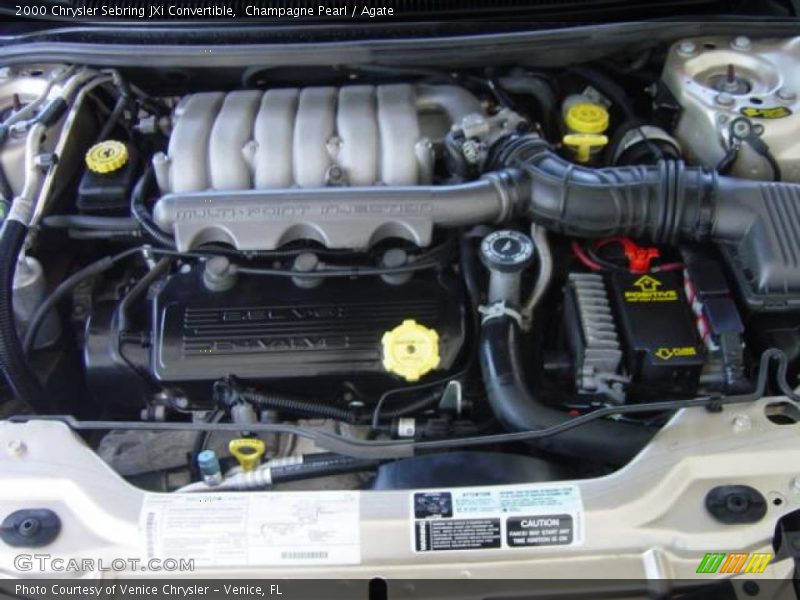 Champagne Pearl / Agate 2000 Chrysler Sebring JXi Convertible
