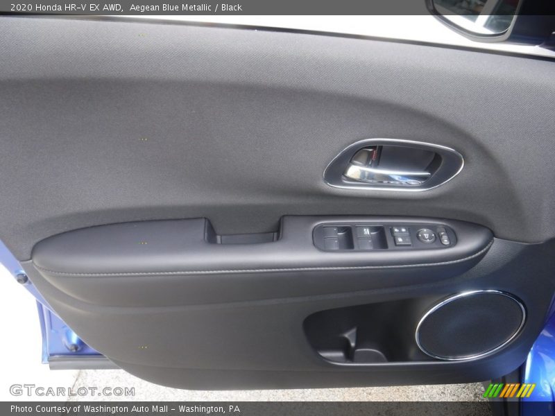 Aegean Blue Metallic / Black 2020 Honda HR-V EX AWD