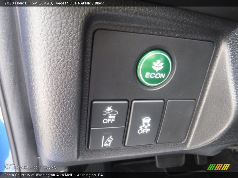 Aegean Blue Metallic / Black 2020 Honda HR-V EX AWD