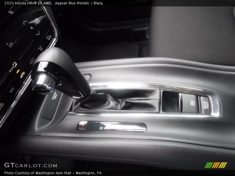 Aegean Blue Metallic / Black 2020 Honda HR-V EX AWD