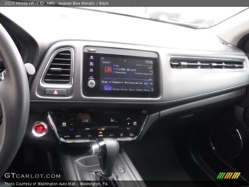 Aegean Blue Metallic / Black 2020 Honda HR-V EX AWD