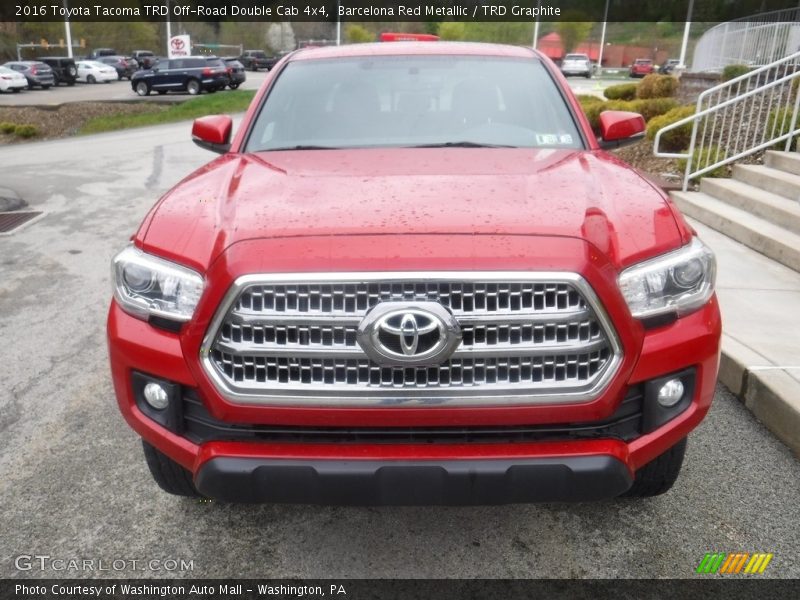 Barcelona Red Metallic / TRD Graphite 2016 Toyota Tacoma TRD Off-Road Double Cab 4x4