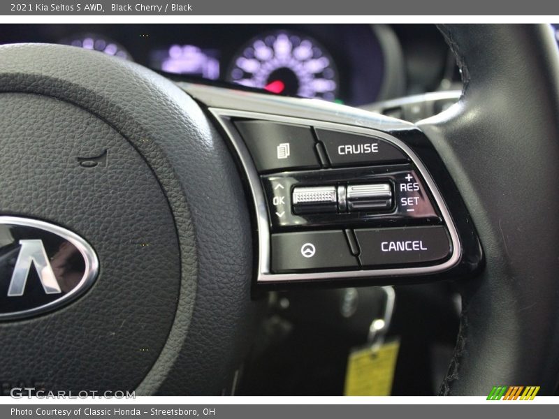 Black Cherry / Black 2021 Kia Seltos S AWD