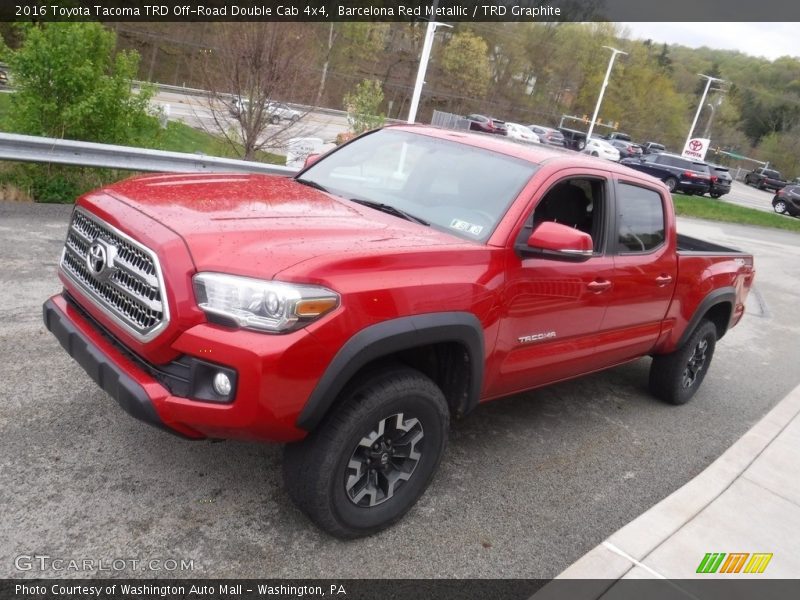 Barcelona Red Metallic / TRD Graphite 2016 Toyota Tacoma TRD Off-Road Double Cab 4x4