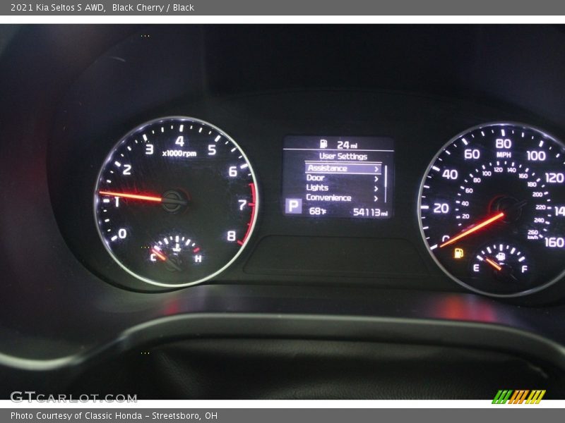 Black Cherry / Black 2021 Kia Seltos S AWD