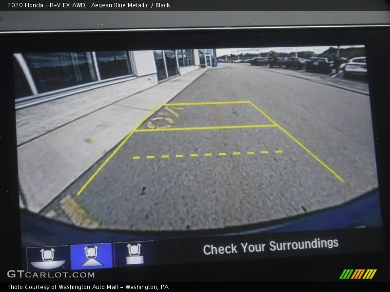 Aegean Blue Metallic / Black 2020 Honda HR-V EX AWD