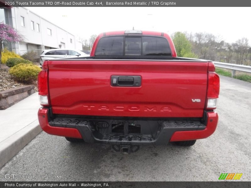 Barcelona Red Metallic / TRD Graphite 2016 Toyota Tacoma TRD Off-Road Double Cab 4x4