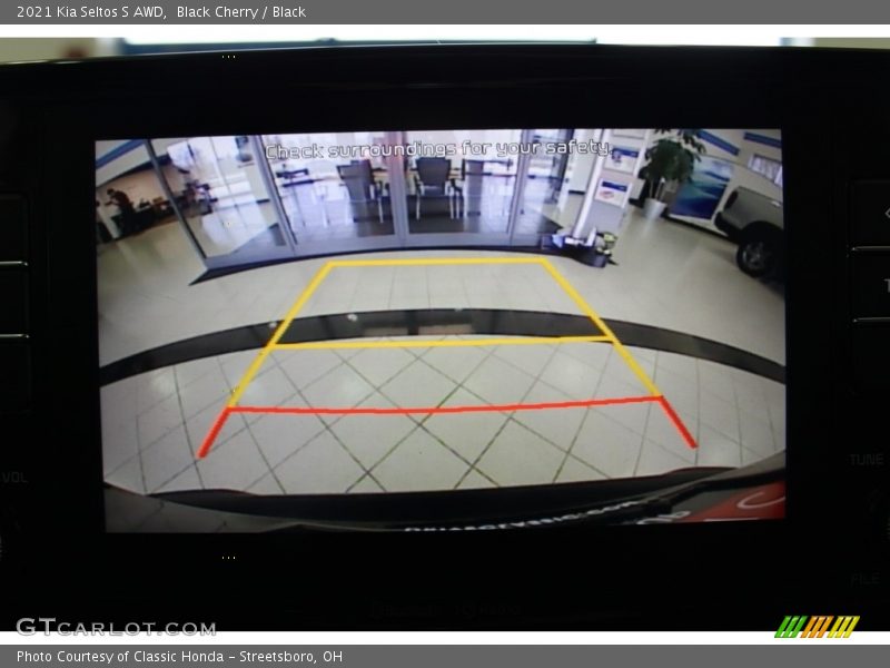 Black Cherry / Black 2021 Kia Seltos S AWD