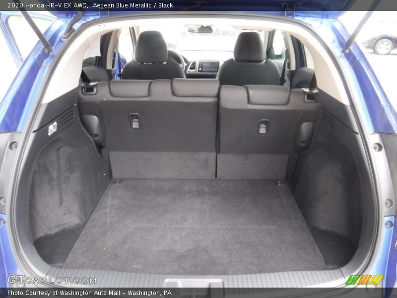 Aegean Blue Metallic / Black 2020 Honda HR-V EX AWD