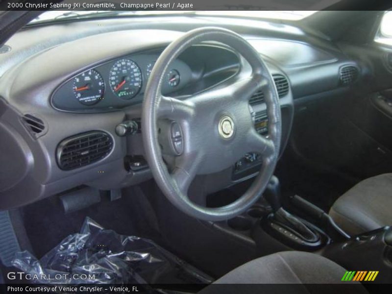 Champagne Pearl / Agate 2000 Chrysler Sebring JXi Convertible