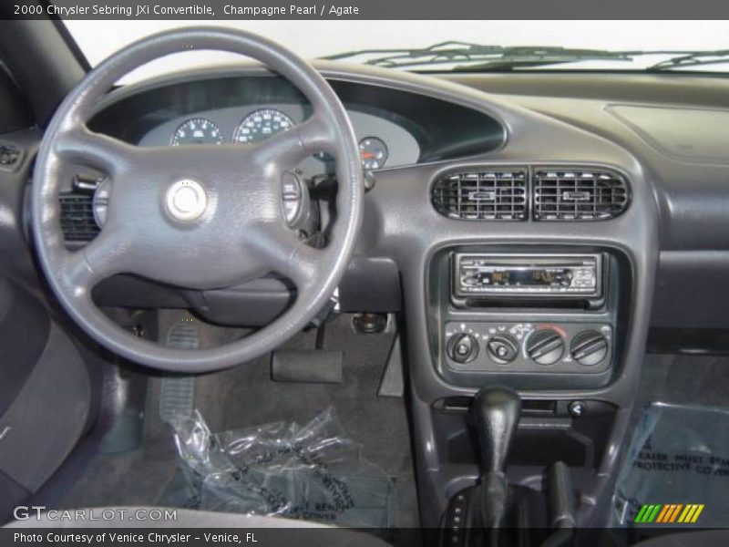 Champagne Pearl / Agate 2000 Chrysler Sebring JXi Convertible