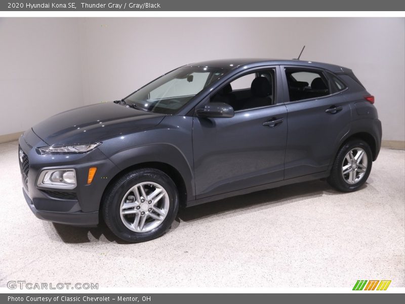 Thunder Gray / Gray/Black 2020 Hyundai Kona SE